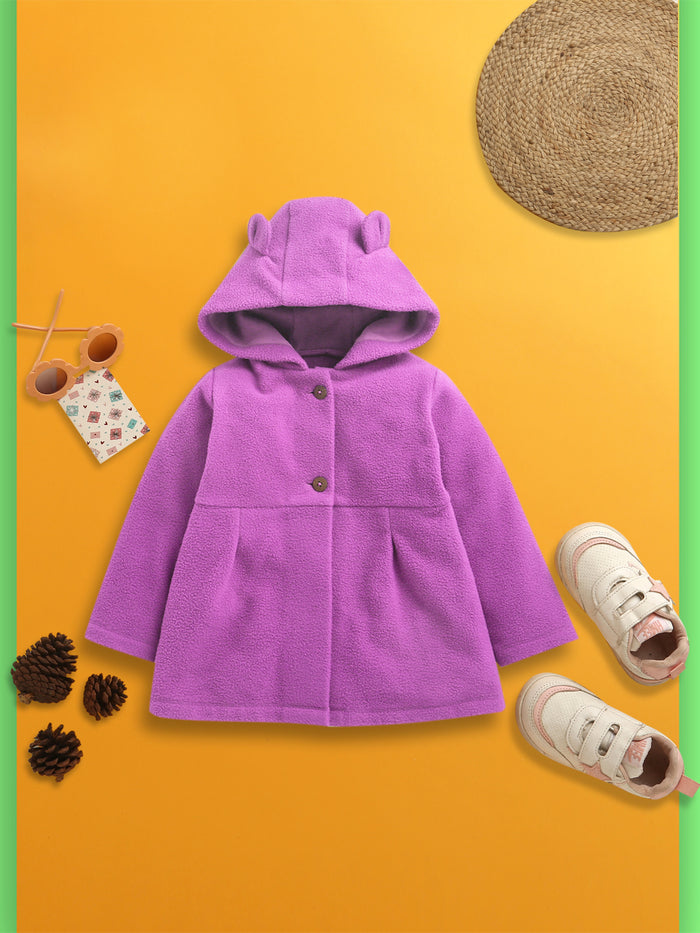 Nino Bambino Polar Fleece Hoodie Dress For Girls