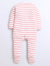 Round Neck Long Sleeve Romper For Unisex Baby