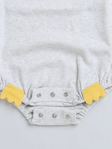 Bunny Printed Bodysuit For Unisex Baby.