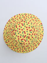Tomato Print Reversible Hat For Girls