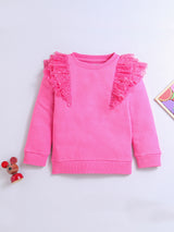 Dark Pink Sweatshirts For Girls
