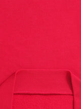 Red Color Round Neck Long-Sleeve Sweatshirts For Girls