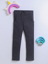 Fleece Black Track Pant/Legging for Boys