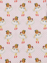 Nino Bambino 100% Cotton Round Neck Pink T-Shirt For Baby Girl's