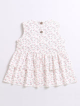 Nino Bambino 100% Organic Cotton Flayered Top with Shorts/Summer Dress For Kid Girls.