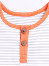 Nino Bambino 100% Organic Cotton Horizontal Strip Top With Matching Shorts/Top & Bottom Sets For Baby Boy.