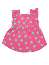 Nino Bambino 100% Organic Cotton Dress & Shorts Set Top & Bottom Set For Baby Girls
