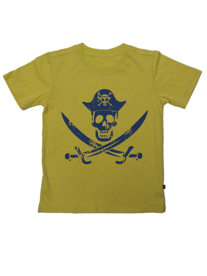 Nino Bambino 100% Organic Cotton Short Sleeve Yellow T-Shirt For Boy