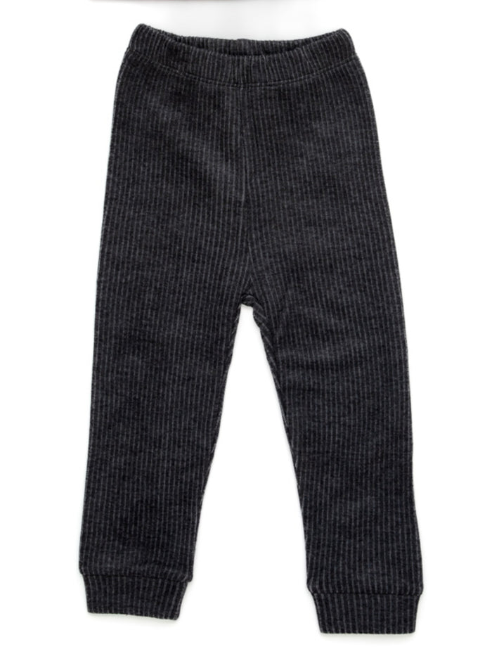 Nino Bambino Dark Grey Color Warmer/Thermal Lower For Unisex Kids Boy & Girls With Elasticated Waistband