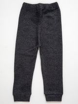 Nino Bambino Dark Grey Color Warmer/Thermal Lower For Unisex Kids Boy & Girls With Elasticated Waistband