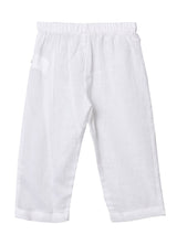 Nino Bambino 100% Organic Cotton Blue Kurta & White Pajama For Boys