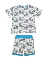 Nino Bambino 100% Organic Cotton Half Top & Bottom Sets For Boy
