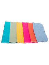 Nino Bambino 100% Organic Cotton Multi-Color Wash Clothes Pack Of 12 For Unisex Baby