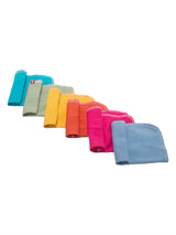 Nino Bambino 100% Organic Cotton Multi-Color Wash Clothes Pack Of 12 For Unisex Baby
