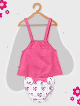 Nino Bambino 100% Organic Cotton Dress Top & Bottom Sets For Baby Girls