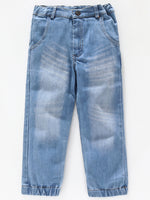 Nino Bambino 100% Organic Cotton Blue Denim Jeans For Baby Boy