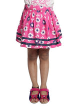 Nino Bambino 100% Organic Cotton Floral Print Skirt For Girls