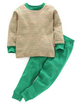 Nino Bambino 100% Organic Cotton Long Sleeves Pyzama Sets For Unisex Babies & Kids