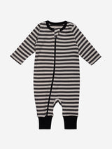 Nino Bambino 100% Organic Cotton Long Sleeve Zipper Romper For Unisex Baby