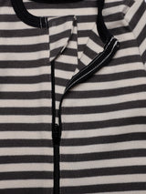 Nino Bambino 100% Organic Cotton Long Sleeve Zipper Romper For Unisex Baby