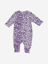 Nino Bambino 100% Organic Cotton Long Sleeves Zipper Romper For Baby Girls
