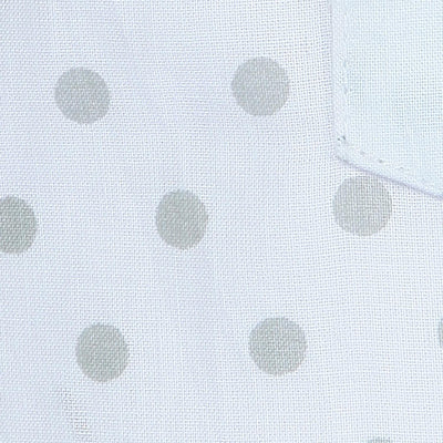 Nino Bambino 100% Organic Cotton Round Neck Full Sleeves Printed White Tunic Tops for Baby Girls