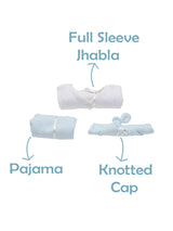 Nino Bambino 100% Organic Cotton Essentials Gift Sets Pack Of 3 For Newborn Baby Boys