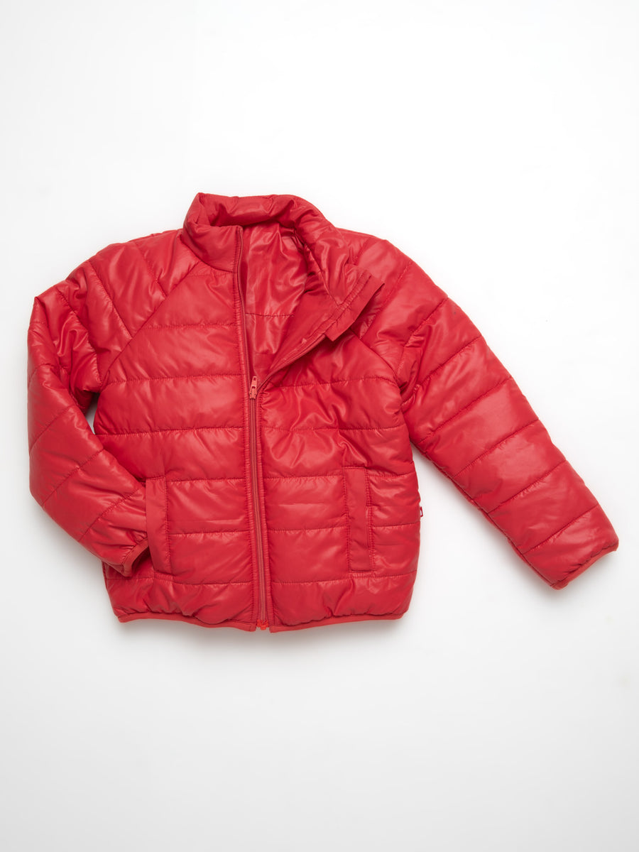 Kids red hot sale puffer jacket