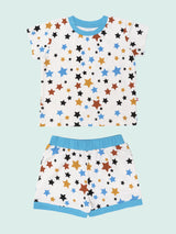 Nino Bambino 100% Organic Cotton Round Neck Short Sleeve T-Shirts & Shorts/Co-ord Set For Unisex Babies & Kids