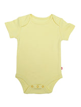 Nino Bambino 100% Organic Cotton Short Sleeves Multi-Color Pack Of 3 Bodysuit For Unisex Baby