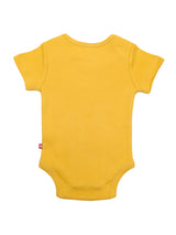 Nino Bambino 100% Organic Cotton Short Sleeves Multi-Color Pack Of 3 Bodysuit For Unisex Baby