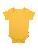 Nino Bambino 100% Organic Cotton Short Sleeves Multi-Color Pack Of 3 Bodysuit For Unisex Baby