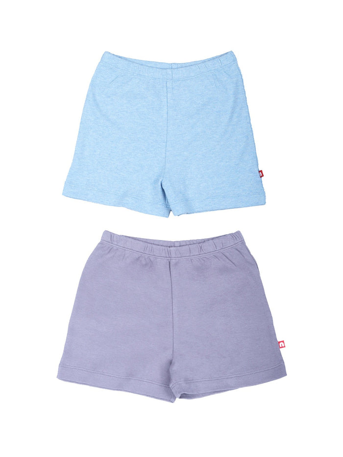 Nino Bambino 100% Organic Cotton Pack Of 2 Shorts Sets For Baby Boy.