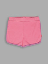 Nino Bambino 100% Organic Cotton Multi-Color Shorts Sets Pack Of 3 For Baby & Kids Girls.