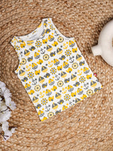 Nino Bambino 100% Organic Cotton Sleeve-less T-shirt & Shorts Set Top & Bottom Sets For Baby Boy