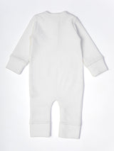 Nino Bambino White Color Full Sleeve Thermal Romper For Unisex Baby Baby Boy & Baby Girls