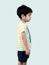 Nino Bambino 100% Organic Cotton T-Shirt & Shorts Set For Unisex Baby Baby Boy & Baby Girls