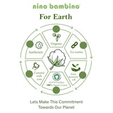 Nino Bambino 100% Organic Cotton Essentials Gift Sets Pack Of 3 For Newborn Baby Boys