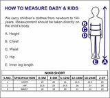 Nino Bambino 100% Organic Cotton Shorts For Baby Girls