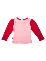 Nino Bambino 100% Organic Cotton Long Sleeves T-Shirt Pack of 2 For Baby Girls