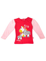 Nino Bambino 100% Organic Cotton Long Sleeves T-Shirt Pack of 2 For Baby Girls