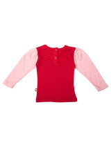 Nino Bambino 100% Organic Cotton Long Sleeves T-Shirt Pack of 2 For Baby Girls