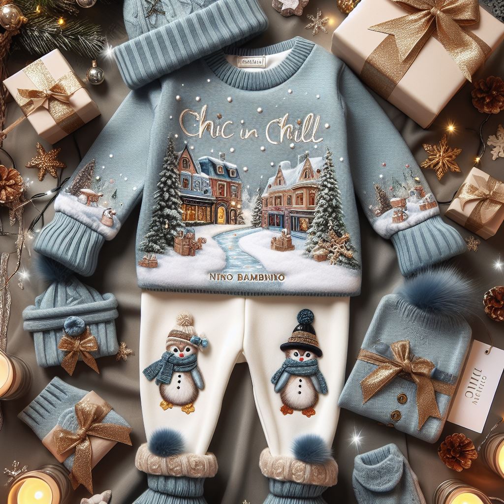 Chic in the Chill: Nino Bambino's Winter Wonderland Wardrobe for Little Ones.