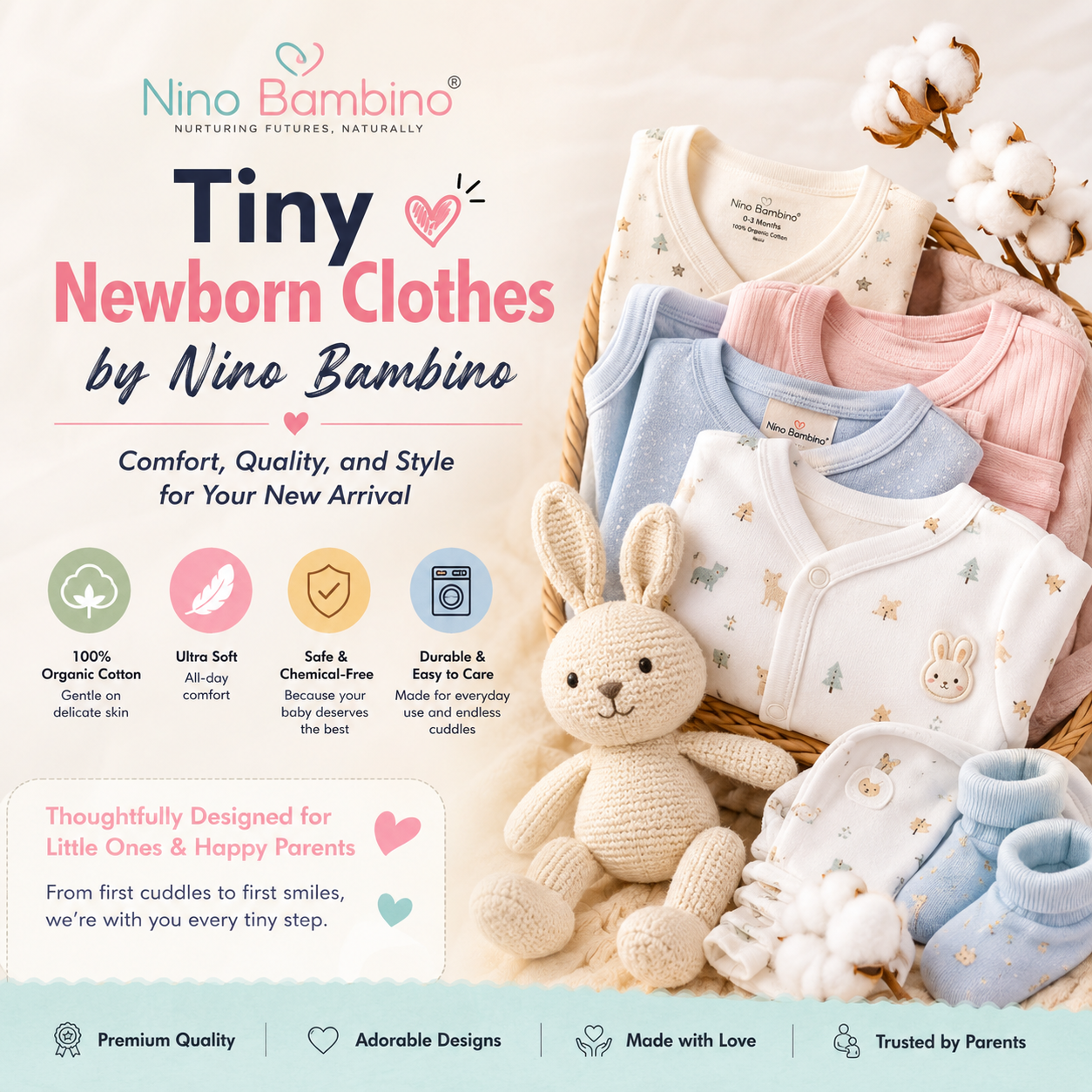 Tiny Newborn Clothes by Nino Bambino: Comfort, Quality, and Style for Your New Arrival