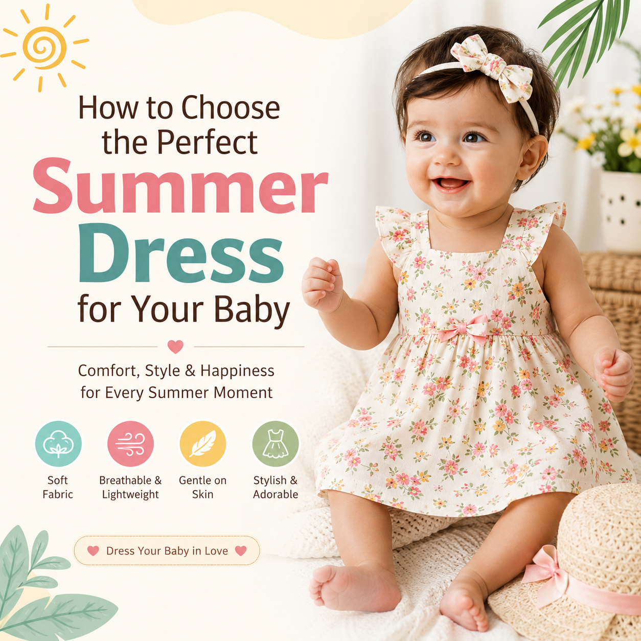 How to Choose the Perfect Summer Dress for Your Baby