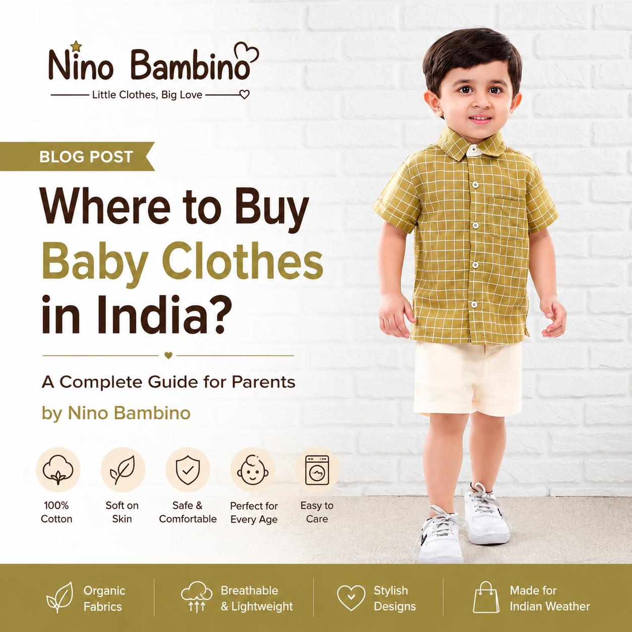 Where to Buy Baby Clothes in India? Choose Comfort, Quality &amp; Style with Nino Bambino