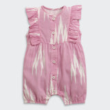 Nino Bambino 100% Oraganic Cotton Sleeveless Half Romper For Baby Girl