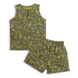 Nino Bambino 100% Organic Cotton Printed Shirt With Short Set For Kid Boy