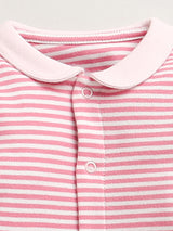Nino Bambino Collar strip Full Sleeves Romper For Baby Girl And Baby Boy