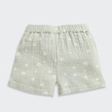 Nino Bambino 100% Organic Cotton Printed Shirt With Short Set For Kid Boy